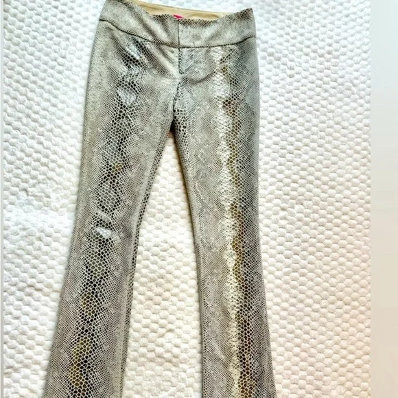 Alice + Olivia Women’s Snakeskin Pants size 2 - Picture 3 of 8
